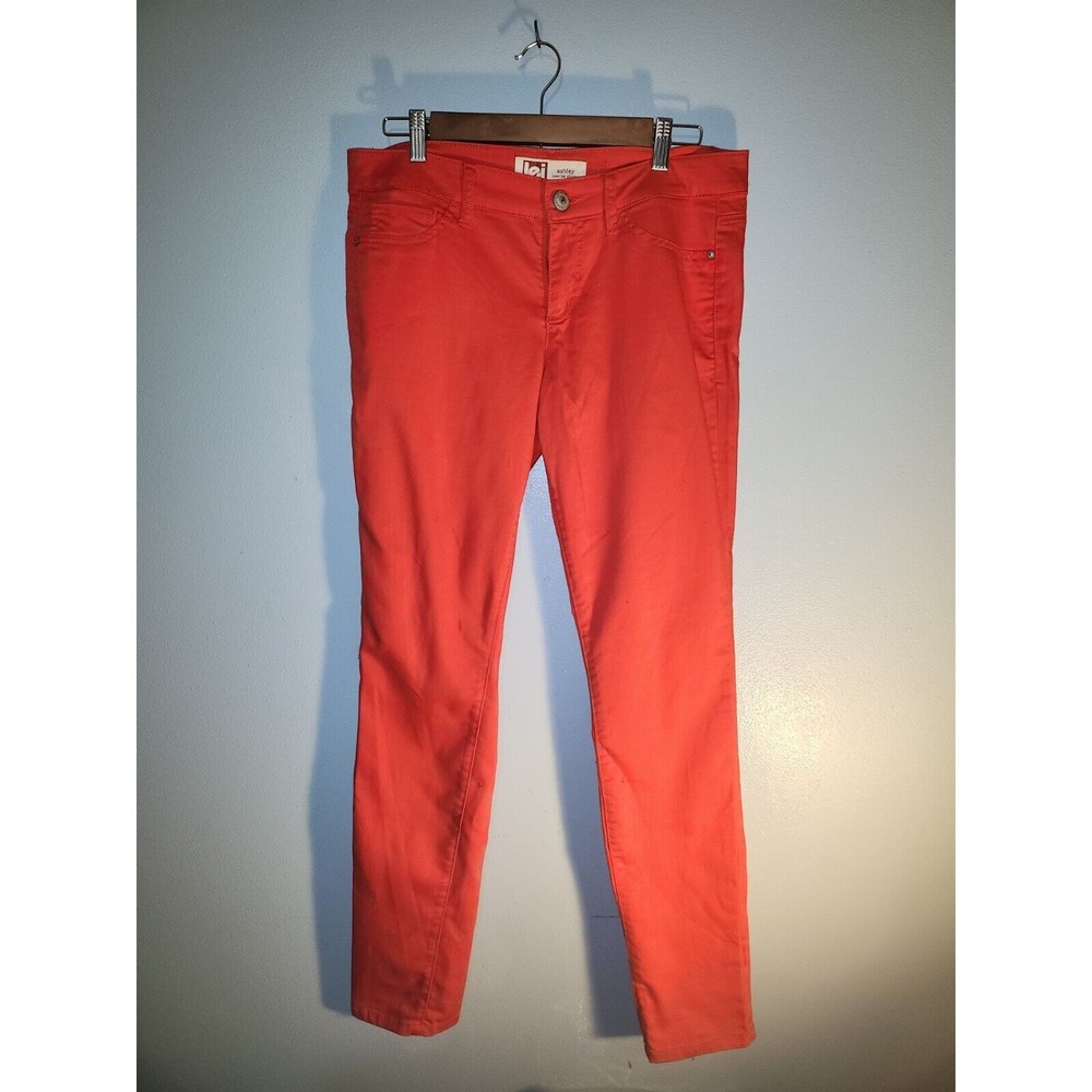 L.E.I.Ashley Low Rise Skinny Red Jeans Size 13 B#2a
